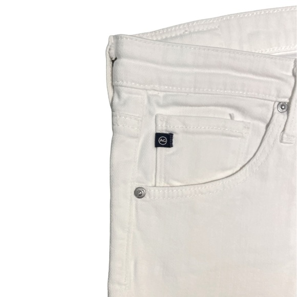 Adriano Goldschmied the prima cigarette leg white stretch premium denim size 31 - Picture 10 of 14